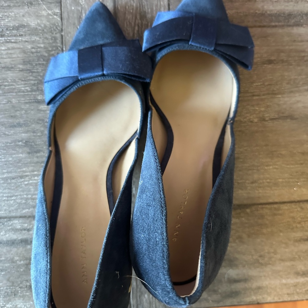 Ann Taylor Blue Suede Women's Shoes